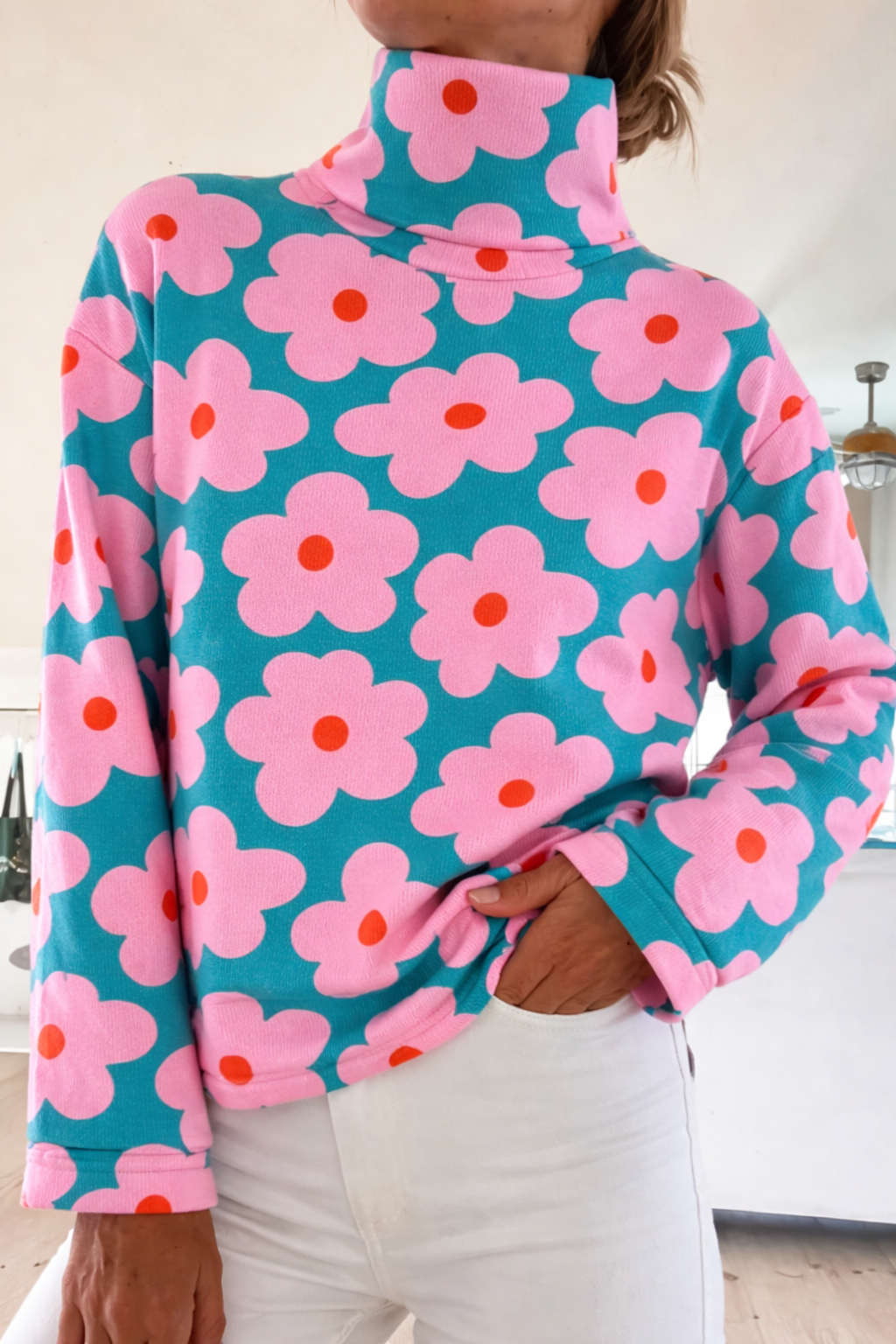 Mirellia | Blomsterprintet polotrillegenser