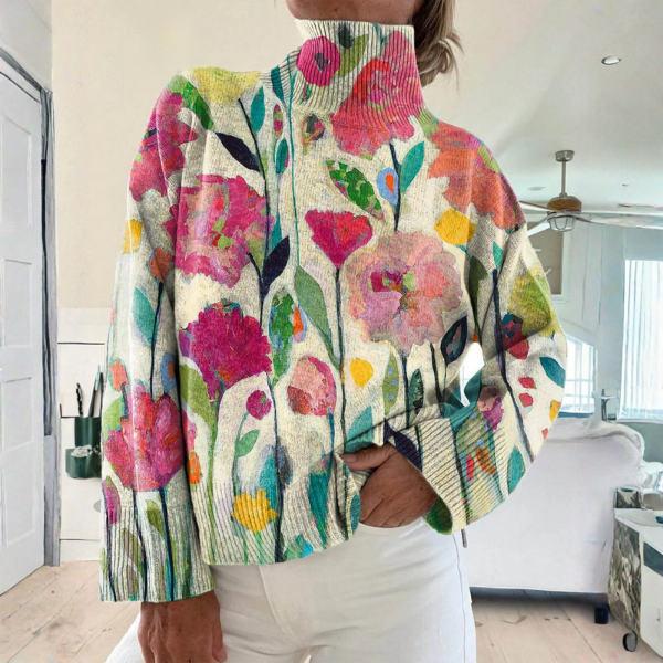 Moriel | Koselig vintage høy krage